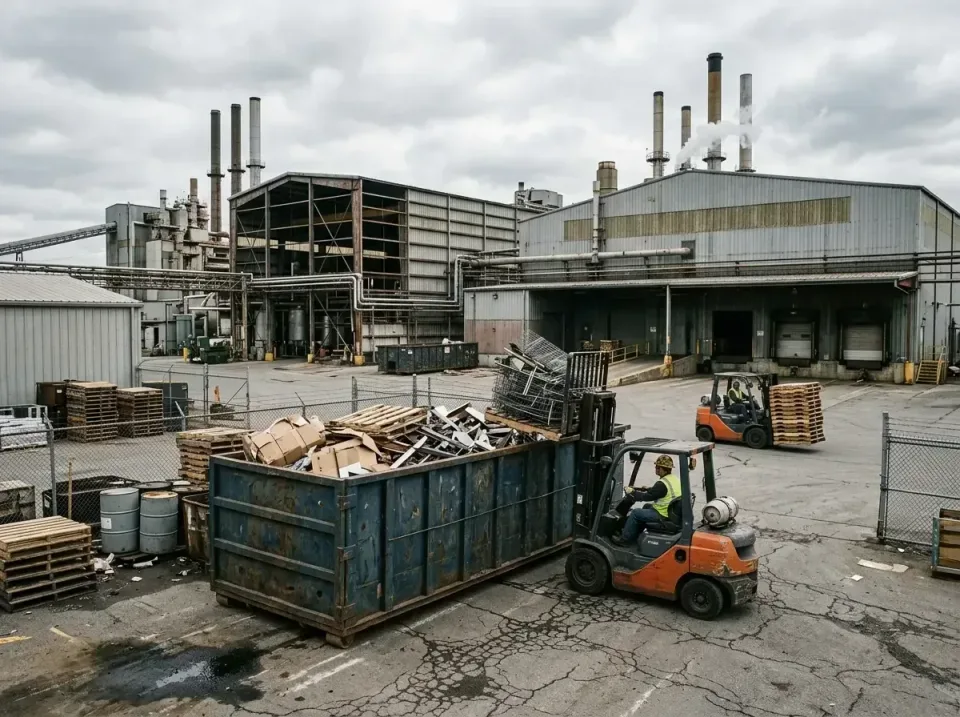 industrial-factory-scrap-conta-003 — frequently asked questions, Cheap Roll-off Dumpster Rentals in St. Francis, MN